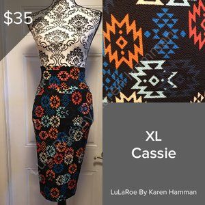Aztec Pencil Skirt